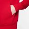 Nike Sportswear Club kapucnis piros férfi szabadidő felső