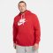 Nike Sportswear Club kapucnis piros férfi szabadidő felső