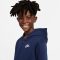Nike Sportswear Club kapucnis sötétkék fiú szabadidő felső