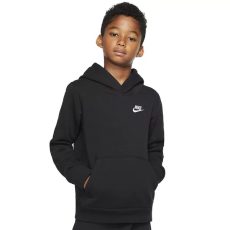Nike Sportswear kapucnis fekete gyerek szabadidő felső