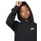 Nike Sportswear kapucnis fekete gyerek szabadidő felső