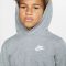 Nike Sportswear kapucnis szürke gyerek szabadidő felső