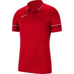 Nike Dri-FIT Academy piros férfi galléros póló