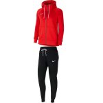   Nike Park 20 pamut cipzáros piros női szabadidő garnitúra