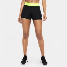 Nike Pro 7 cm fekete/sárga női rövidnadrág