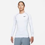   Nike Pro Dri-FIT funkcionális fehér férfi hosszú ujjú póló