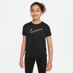 Nike Dri-FIT One fekete lány póló