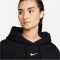Nike Sportswear Phoenix kapucnis túlméretezett fekete női pulóver