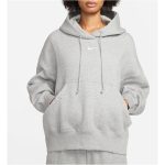   Nike Sportswear Phoenix kapucnis túlméretezett szürke női pulóver