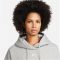 Nike Sportswear Phoenix kapucnis túlméretezett szürke női pulóver
