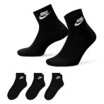 Nike Everyday Essential fekete bokazokni 3 pár