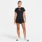 Nike Dri-FIT One magas derekú 3" 2 az 1-ben fekete női rövidnadrág