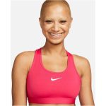   Nike Swoosh közepes tartású párnázott női sportmelltartó