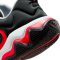 Nike Giannis Immortality 3 fekete/piros férfi kosárlabda cipő