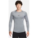    Nike Pro Dri-FIT fitness feszes szürke férfi hosszú ujjú póló