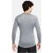  Nike Pro Dri-FIT fitness feszes szürke férfi hosszú ujjú póló