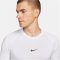 Nike Pro Dri-FIT fitness feszes fehér férfi hosszú ujjú póló