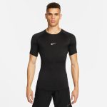   Nike Pro Dri-FIT Tight rövid ujjú fekete férfi fitneszpóló