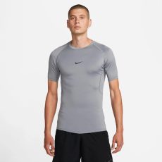  Nike Pro Dri-FIT Tight rövid ujjú szürke férfi fitneszpóló