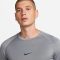  Nike Pro Dri-FIT Tight rövid ujjú szürke férfi fitneszpóló