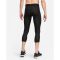 Nike Pro Dri-FIT Fitness 3/4 feszes fekete férfi nadrág
