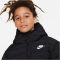 Nike Sportswear könnyű steppelt fekete/fehér gyerek dzseki