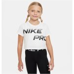   Nike Dri-FIT pamut  Sport Essential+ rövidített fehér lány póló