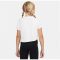 Nike Dri-FIT pamut  Sport Essential+ rövidített fehér lány póló