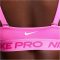 Nike Pro Indy Plunge közepes tartású párnázott női sportmelltartó