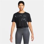 Nike Pro Dri-FIT Graphic fekete női póló