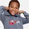 Nike Air Sportswear Basketball Cargo kapucnis szürke gyerek pulóver
