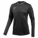 Nike Dri-FIT hosszú ujjú fekete női játékvezetői mez