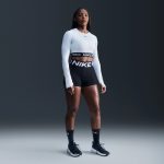   Nike Pro Sculpt magas derekú fekete női feszes rövidnadrág