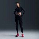 Nike Pro Sculpt magas derekú fekete női feszes nadrág