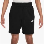   Nike Sportswear Club kötött fekete gyerek szabadidő rövidnadrág