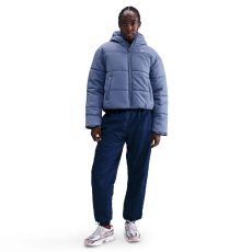 Nike Sportswear Classic Puffer Therma-FIT kapucnis steppelt kék női dzseki