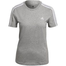  adidas Loungewear Essentials karcsú szürke női póló