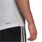 adidas Aeroready Designed To Move Sport 3-Stripes fehér férfi póló