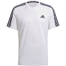 adidas Aeroready Designed To Move Sport 3-Stripes fehér férfi póló