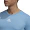 adidas Team Base funkcionális világoskék férfi póló