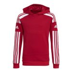 adidas Squadra 21 kapucnis piros gyerek szabadidő felső