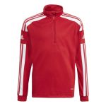    adidas Squadra 21 1/4 cipzáras piros gyerek szabadidő felső