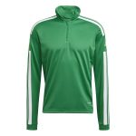   adidas Squadra 21 1/4 cipzáras zöld férfi szabadidő felső