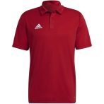 adidas Entrada 22 piros férfi galléros póló
