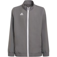 adidas Entrada 22 cipzáras szürke gyerek bemutató szabadidő felső