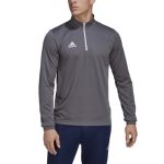   adidas Entrada 22 1/4 cipzáras szürke férfi tréning felső