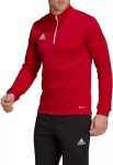 adidas Entrada 22 1/4 cipzáras piros férfi tréning felső