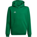 adidas Entrada 22 pamut kapucnis zöld gyerek pulóver