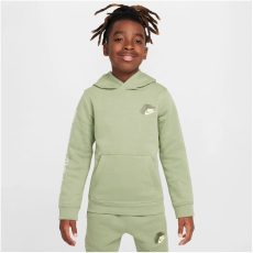 Nike Sportswear Standard Issue kapucnis gyerek pulóver