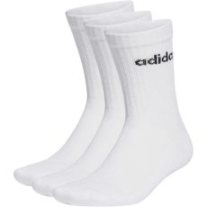 adidas Linear Crew Cushioned fehér zokni 3 pár